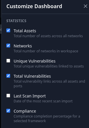 Customize Dashboard sidebar